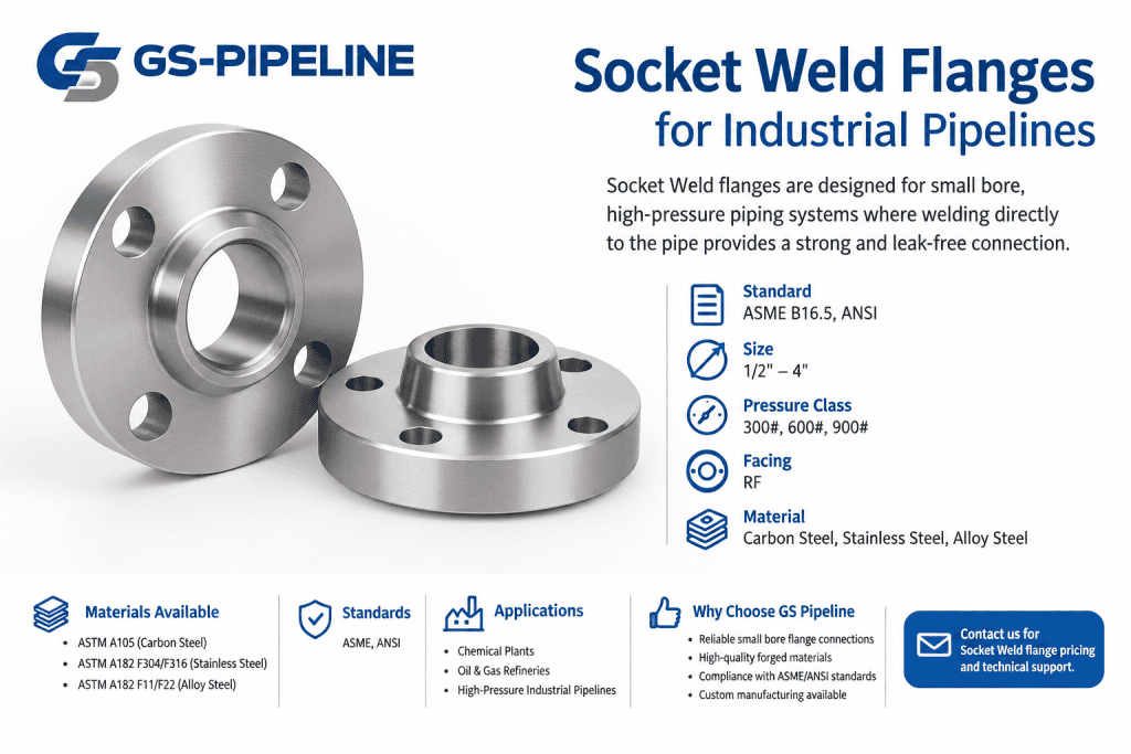 Socket Weld Flanges for High-Pressure Industrial Piping 260921